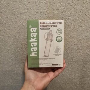 Haakaa Silicone Colostrum Collector 6 Pack with  cotton wipe New